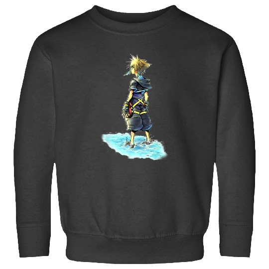 Disney Kingdom Hearts Sora Sea Salt Ice Cream Sketch Sweatshirts