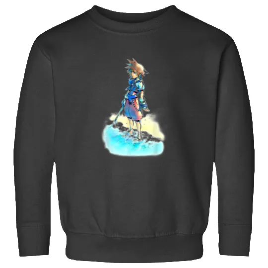 Disney Kingdom Hearts Sora Beach Sketch Sweatshirts