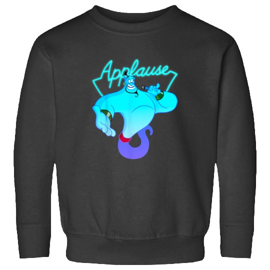 Disney Aladdin Genie Neon Applause Sign  Icon Sweatshirts