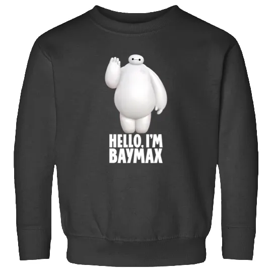 Disney Big Hero 6 Hello I'm Baymax Cute Portrait Sweatshirts