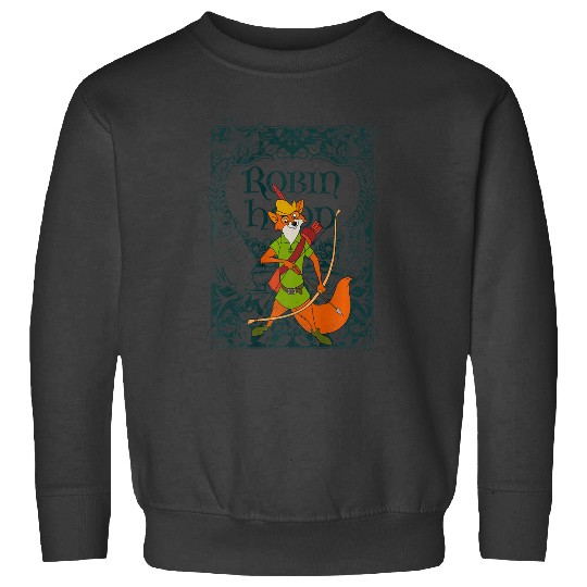 Disney Robin Hood Retro Vintagess Distressed Premium Sweatshirts