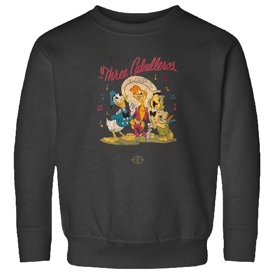 Disneyss The Three Caballeros Donald Duck Vintages Distressed Sweatshirts