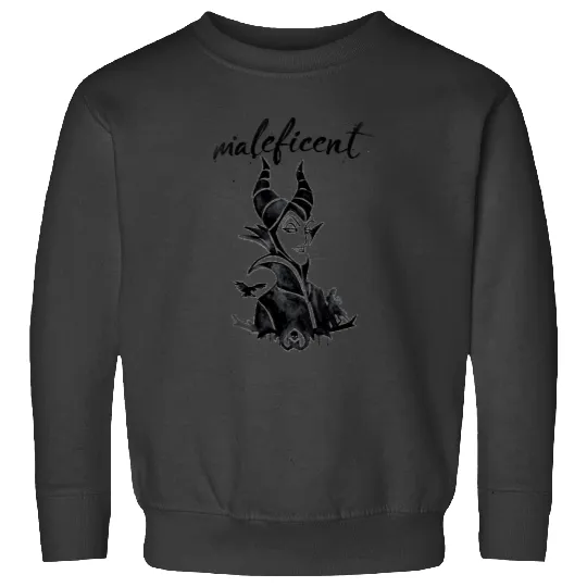 Disney Sleeping Beauty Maleficent Painted Graphic Sweatshirts