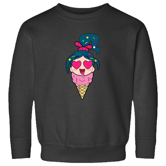 Disney Ralph Breaks the Internet Vanellope Ice Cream Sweatshirts