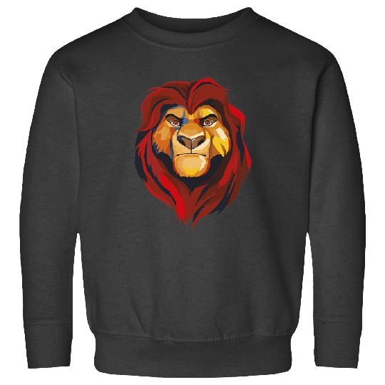 Disney Lion King Low Poly Mufasa Portrait Sweatshirts