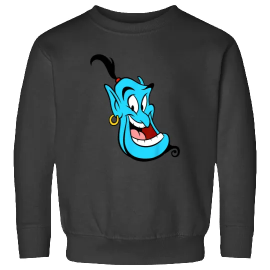 Disney Aladdin Genie Smiling Head Shot Portrait Sweatshirts