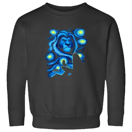 Disney The Lion King Mufasa Starry Night Pride Rock Sweatshirts