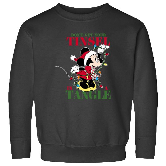 Disney Holiday Minnie Tangled Tinsel Sweatshirts