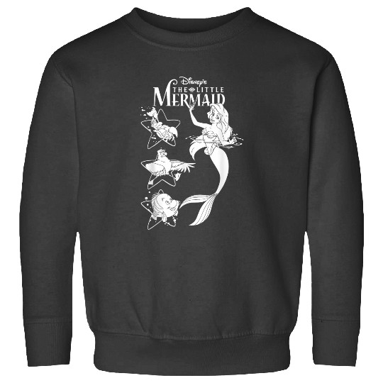 Disneyss Little Mermaid Friends Under The Sea Graphic Sweatshirts