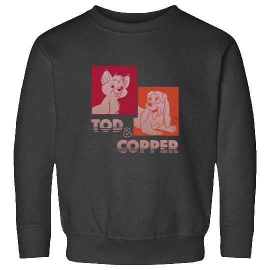 Disney The Fox and The Houndss Tod Copper Retro Sweatshirts