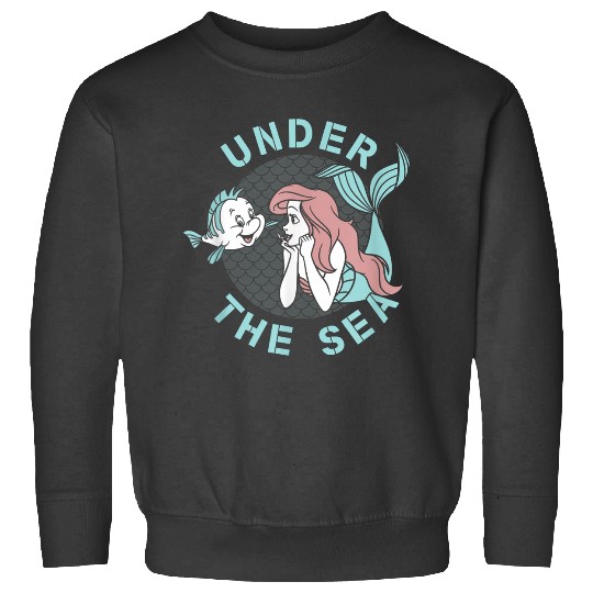Disneyss The Little Mermaid Flounder Friends Under The Sea Sweatshirts