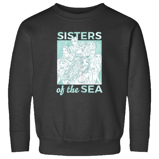 Disneyss The Little Mermaid Group shots Sisters Of The Sea Logo Sweatshirts