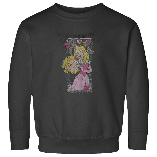 Disneyss Sleeping Beauty Aurora Dreams Come True Panel Sweatshirts