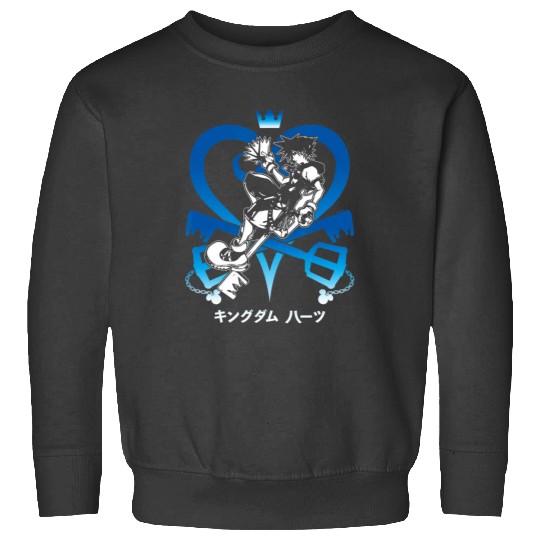Disney Kingdom Hearts Sora Color Keyblade Kanji Hero Poster Sweatshirts
