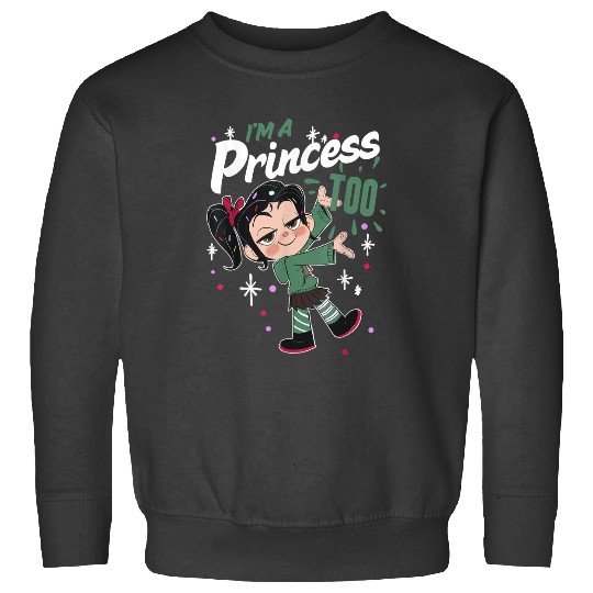 Disneyss Wreck It Ralph 2 Princess Logo Graphic Sweatshirts