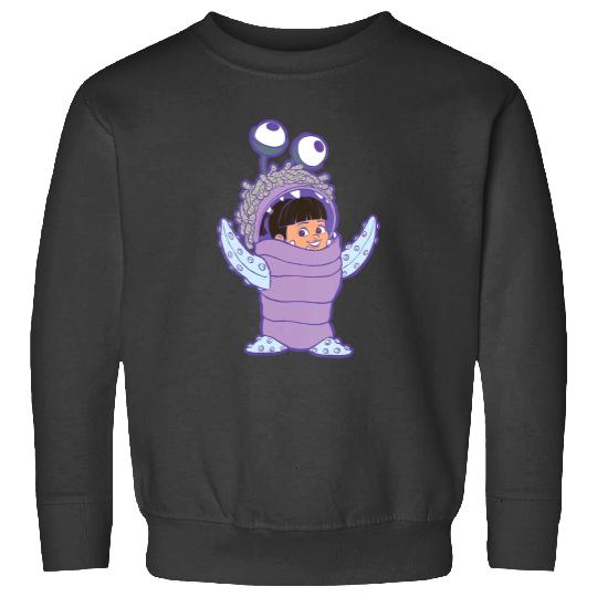 Womens Disney and Pixars Monsters Inc. Boo Pink VNeck Sweatshirts