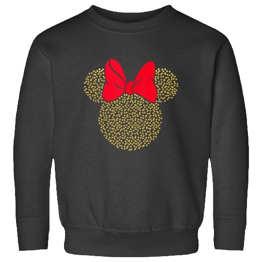 Disney Minnie Mouse Dotted Gold Icon Tank Top Sweatshirts