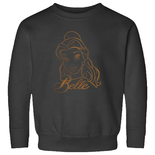 Disney Princess Celebration Minimalist Belle Coner Art Sweatshirts