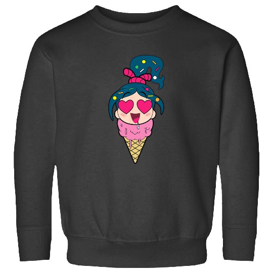 Disney Ralph Breaks the Internet Vanellope Ice Cream Sweatshirts