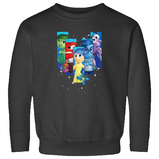Disneyss Pixars Inside Out Riley's Emotions Box Up Panels Sweatshirts