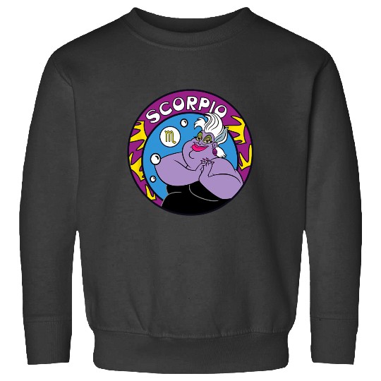 Disney Villains Ursula Scorpio Zodiac Sweatshirts