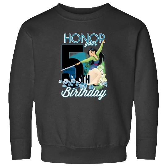 Disney Mulan Portrait Honor Your 5th Birthday Sweatshirts