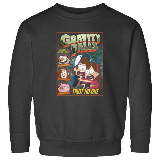 Disneyss Gravity Falls Trust No One Scared Dipper Mabel Sweatshirts
