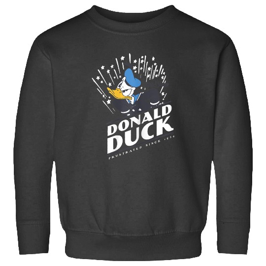Disneyss Donald Duck 90th Anniversary Frustrated Since 1934 Sweatshirts