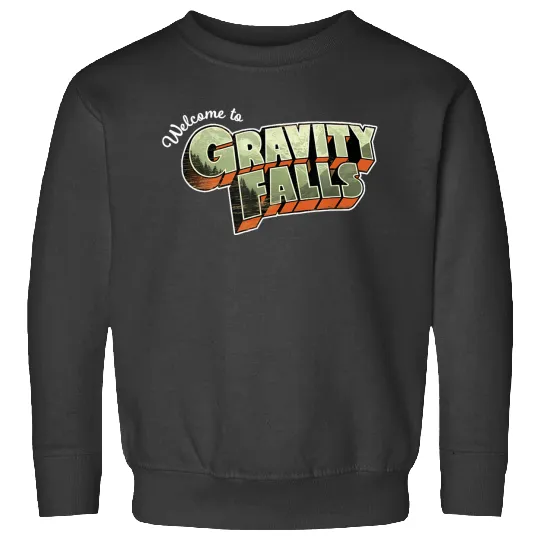 Disneyss Gravity Falls Welcome To Gravity Falls Logo Sweatshirts