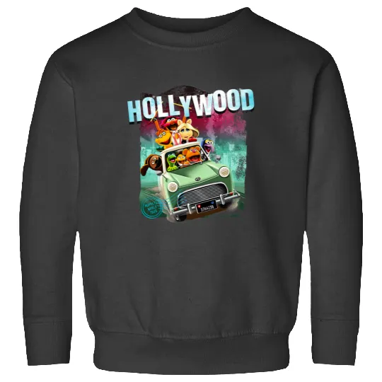 Disney The Muppets Neon Voyage To Hollywood Group Poster Sweatshirts