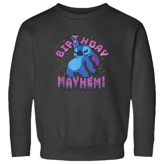 Disney Lilo & Stitch Disco Dance Birthday Mayhem Sweatshirts