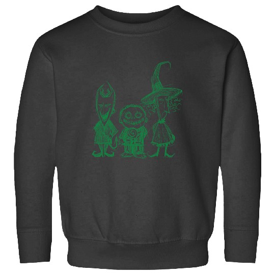 Disney The Nightmare Before Christmas Boogie’s Trio 2-Sided Sweatshirts