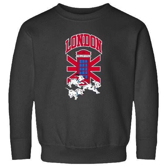 Disney 101 Dalmatians London Telephone Playful Puppies Sweatshirts