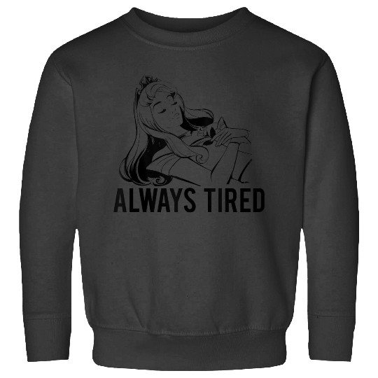 Disneyss Princess Aurora Always Tired Simple Drawn Sweatshirts