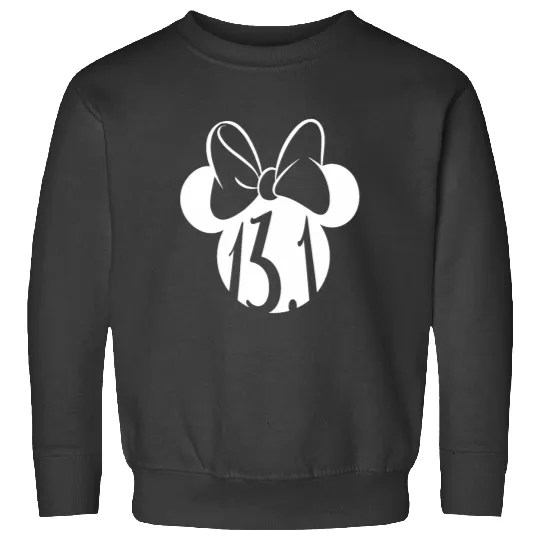 Disney Mickey And Friends Minnie Mouse Half Marathon 13.1 Sweatshirts