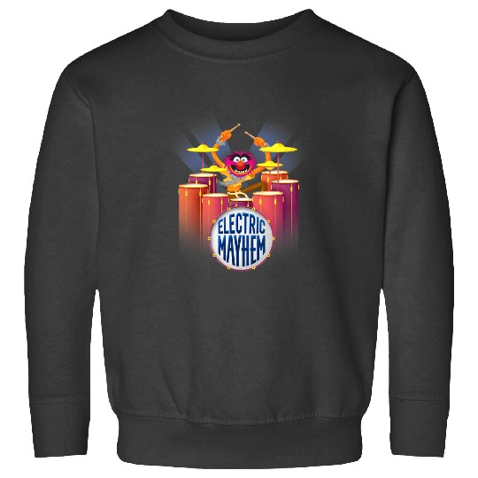 Disney The Muppets Electric Mayhem Animal Drummer Portrait Sweatshirts