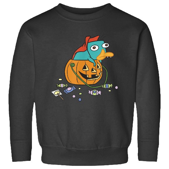 Disneyss Phineas And Ferb Halloween Vampire Perry The Platypus Sweatshirts
