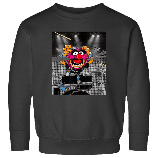 Disneyss The Muppets Animal Vintages Retro Metal Drummer Poster Sweatshirts