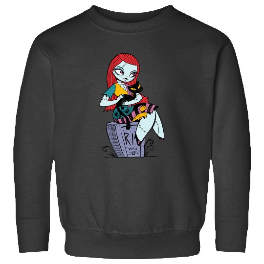 Disney The Nightmare Before Christmas Sally and Cat Sweatshirts