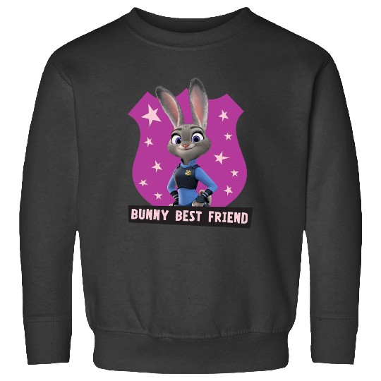 Disney Zootopia Judy Hopps Bunny Best Friend Officer Badge Sweatshirts