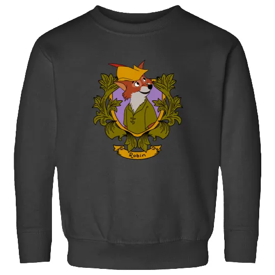 Disney Robin Hood Robin  Floral Portrait Sweatshirts