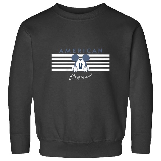 Disney American Original Mickey Raglan Baseball Tee Sweatshirts