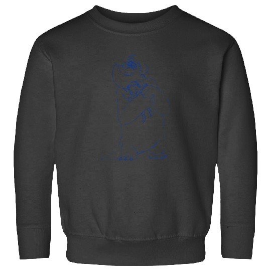 Disney Pixarss Monsters Inc. Mike Boo Hug Fine Art Sketch Sweatshirts