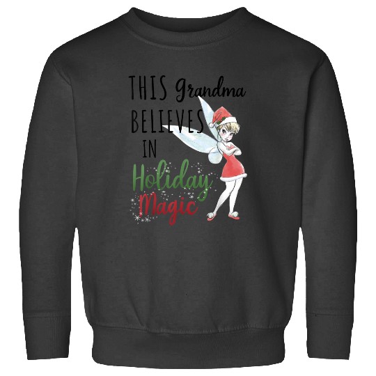 Disneyss Peter Pan Christmas Tinker Bell Holiday Magic Grandma Sweatshirts