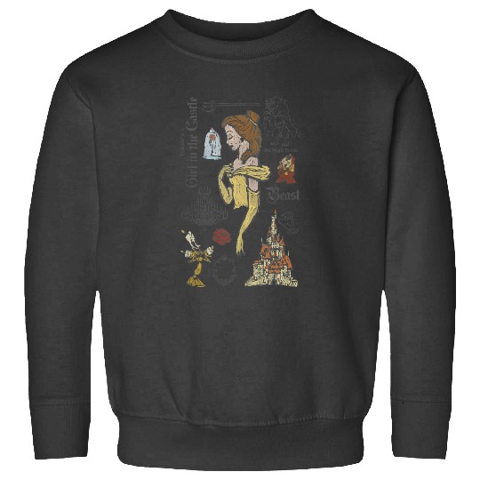 Disney Beauty And The Beast Belle Profile Sketch Items Tank Top Sweatshirts