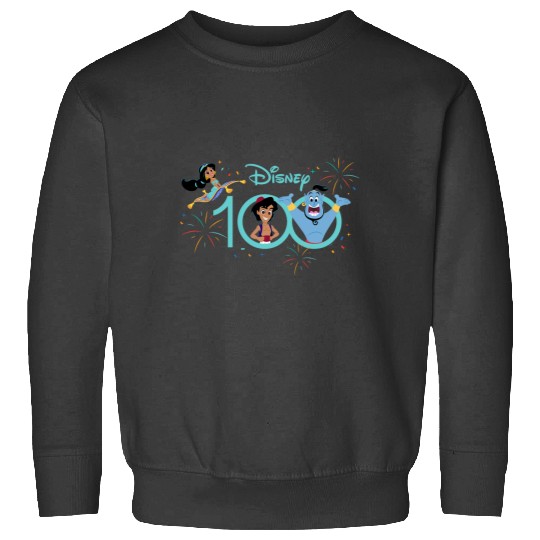 Disney 100 Anniversary Aladdin Jasmine Genie D100 Sweatshirts