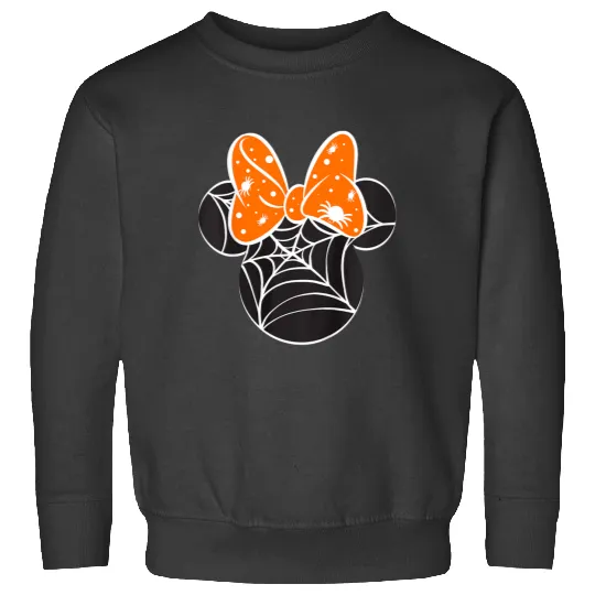 Kids Disney Mickey And Friends Halloween Minnie Spiderweb Toddler Sweatshirts
