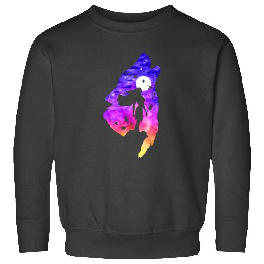 Disney Princesses Pocahontas Colors In The Silhouette Sweatshirts