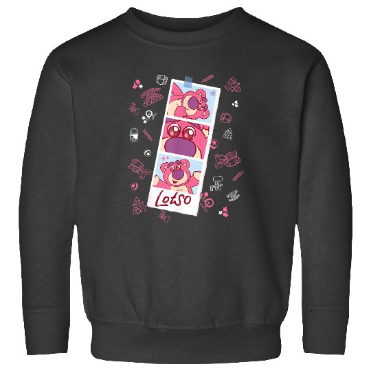 Disney And Pixars Toy Story Lotso Fluffy Cute Photo Strip Sweatshirts