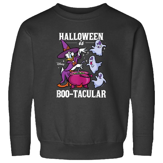 Disneyss Daisy Duck Halloween Is Bootacular Sweatshirts